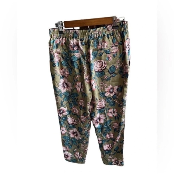 RALPH LAUREN Floral Print Twill Elastic Waist Pants Size 6 - Picture 10 of 12